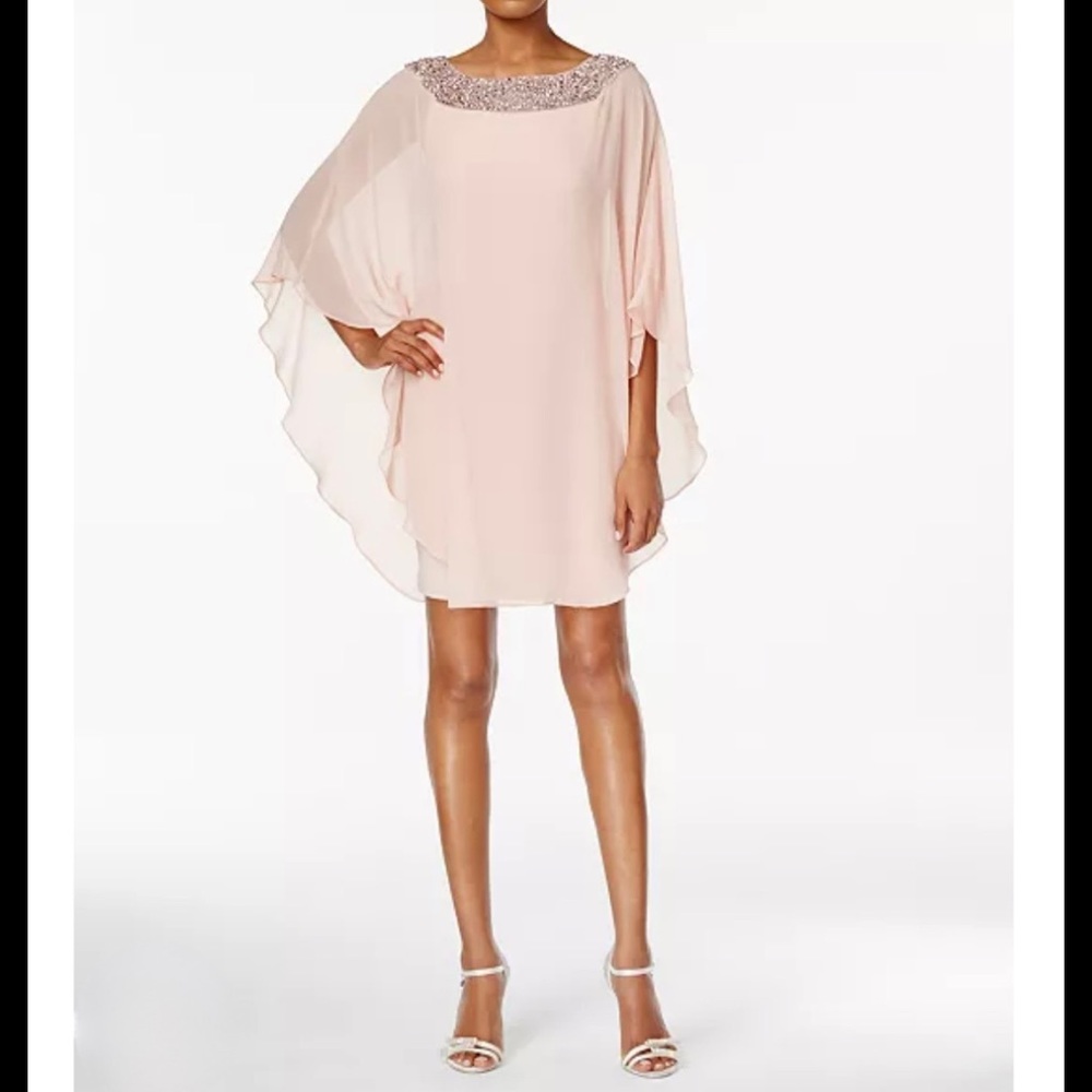 Xscape Cape Dress Size 8